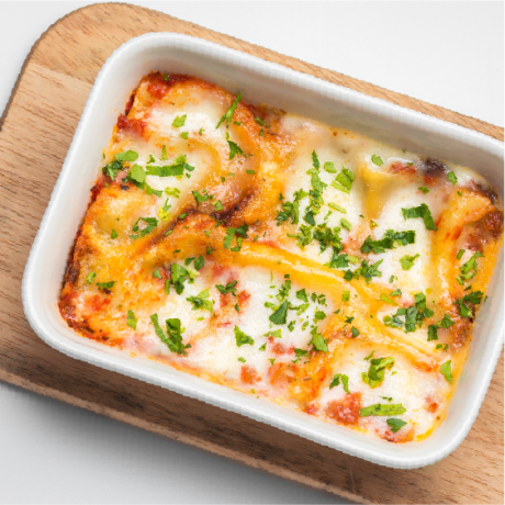 Lasagne with veal