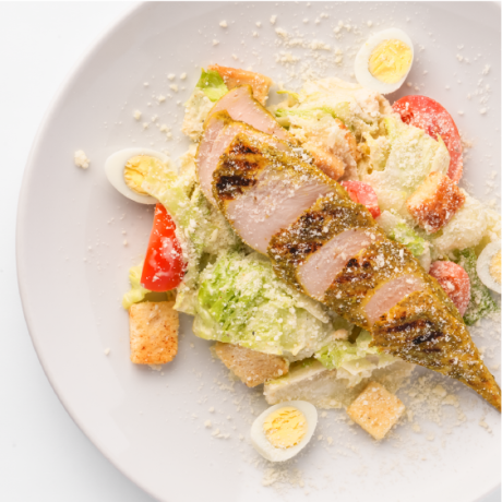 Caesar Salad With Chicken sous vide